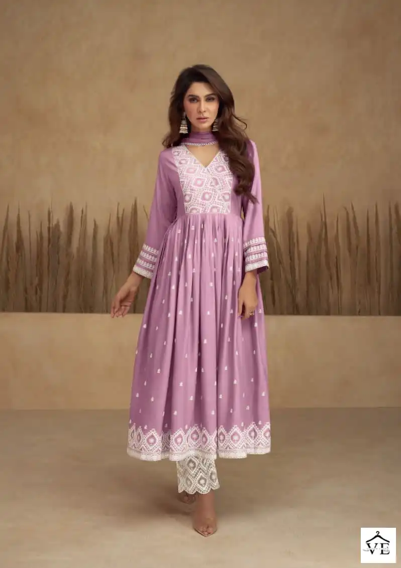Vamika Aadhira Vol-5 Pure Rayon Viscose Wholesale Readymade Suits Catalog — Wholesale Salwar Suits, MPA wholesale from Surat - Gallery Image 3