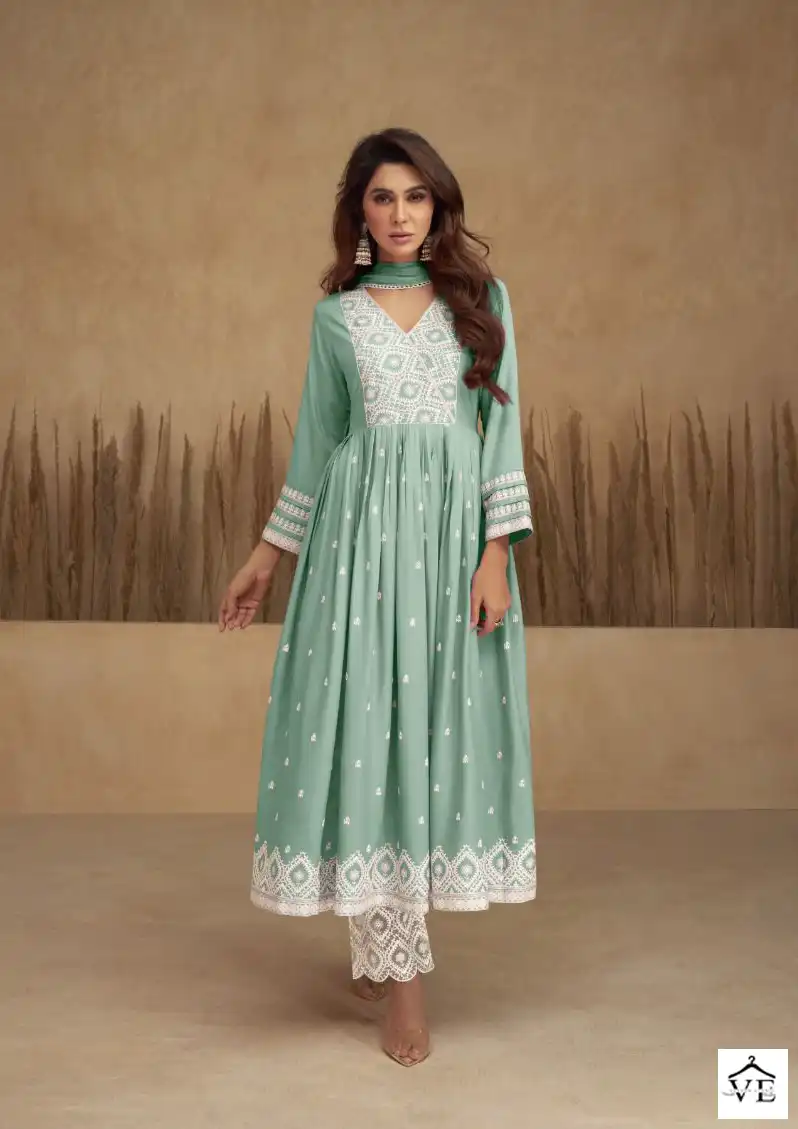 Vamika Aadhira Vol-5 Pure Rayon Viscose Wholesale Readymade Suits Catalog — Wholesale Salwar Suits, MPA wholesale from Surat - Gallery Image 4