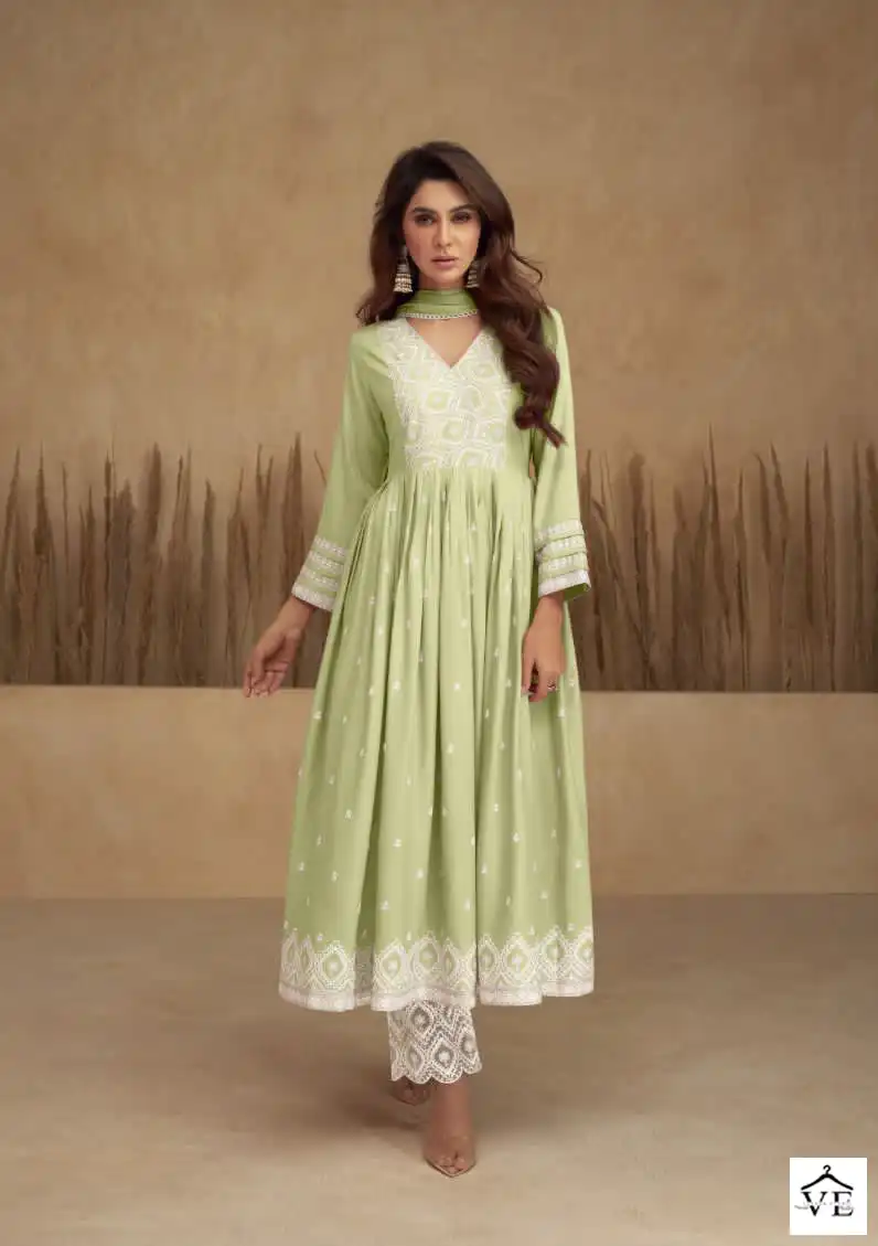 Vamika Aadhira Vol-5 Pure Rayon Viscose Wholesale Readymade Suits Catalog — Wholesale Salwar Suits, MPA wholesale from Surat - Gallery Image 5