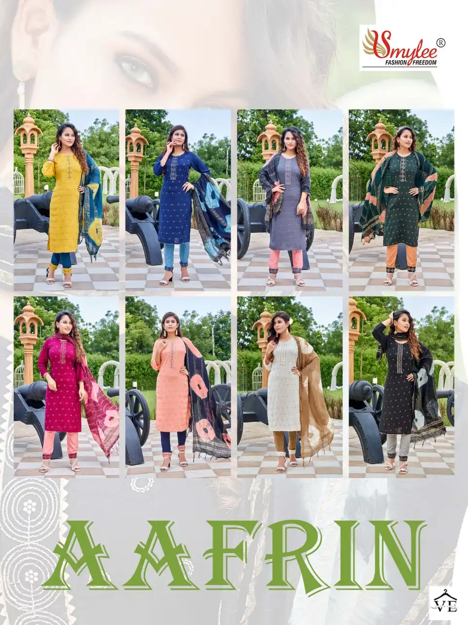 Smylee Aafrin Rayon Slub Wholesale Readymade Salwar Suit Catalog — Wholesale Salwar Suits, MPA wholesale from Surat — view 8