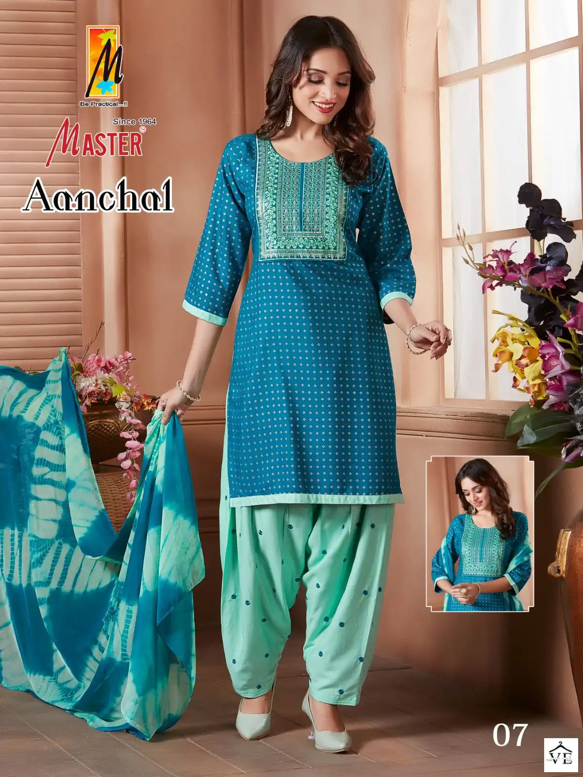 Master Aanchal Rayon Wholesale Readymade Suit Catalog — Wholesale Salwar Suits, MPA wholesale from Surat - Gallery Image 4