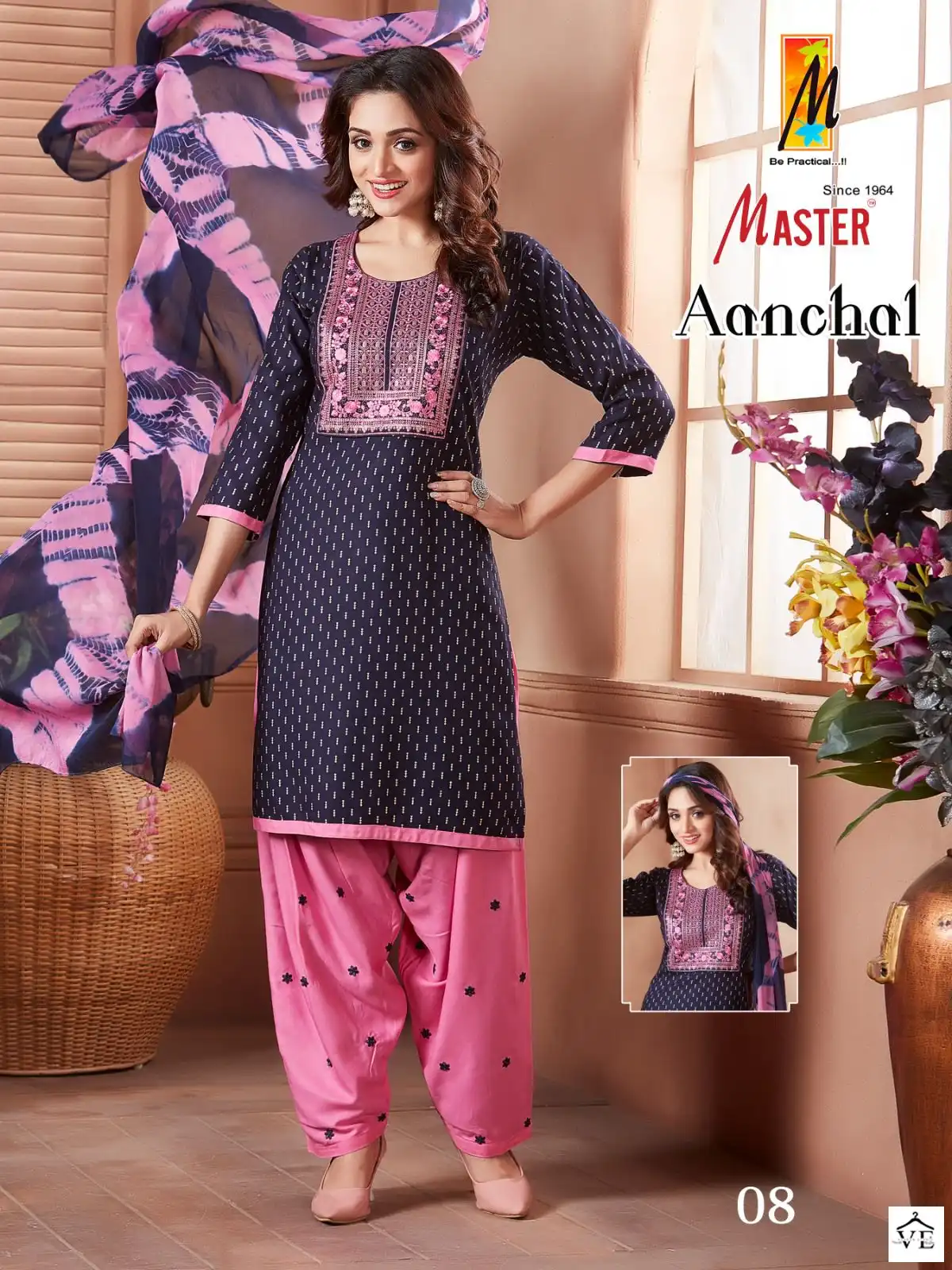 Master Aanchal Rayon Wholesale Readymade Suit Catalog — Wholesale Salwar Suits, MPA wholesale from Surat - Gallery Image 7
