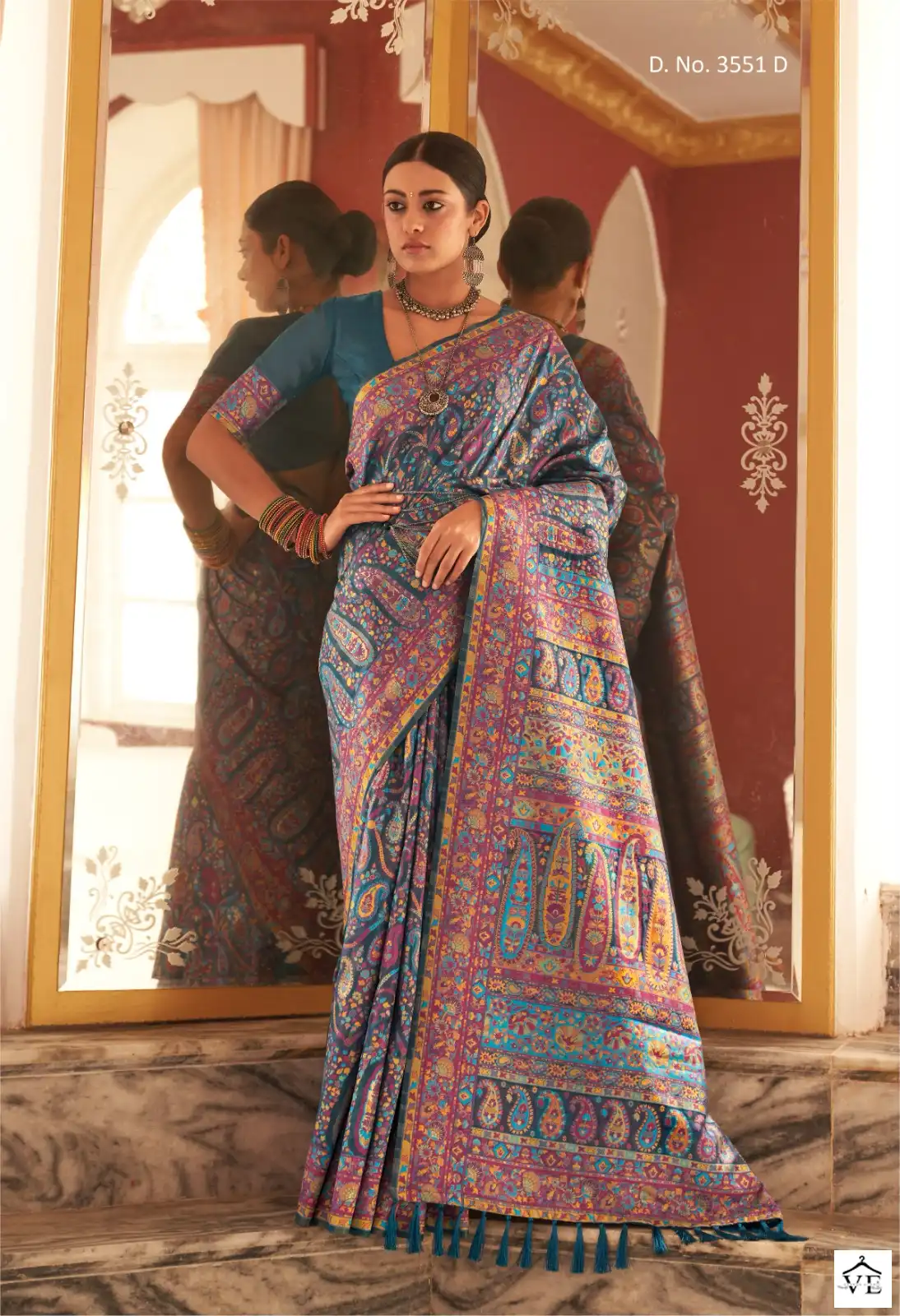 Manjulaa Aaradhya Vol 6 Pasmina Silk Wholesale Winter Wear Saree Catalog — Wholesale Sarees, MPA wholesale from Surat - Gallery Image 6
