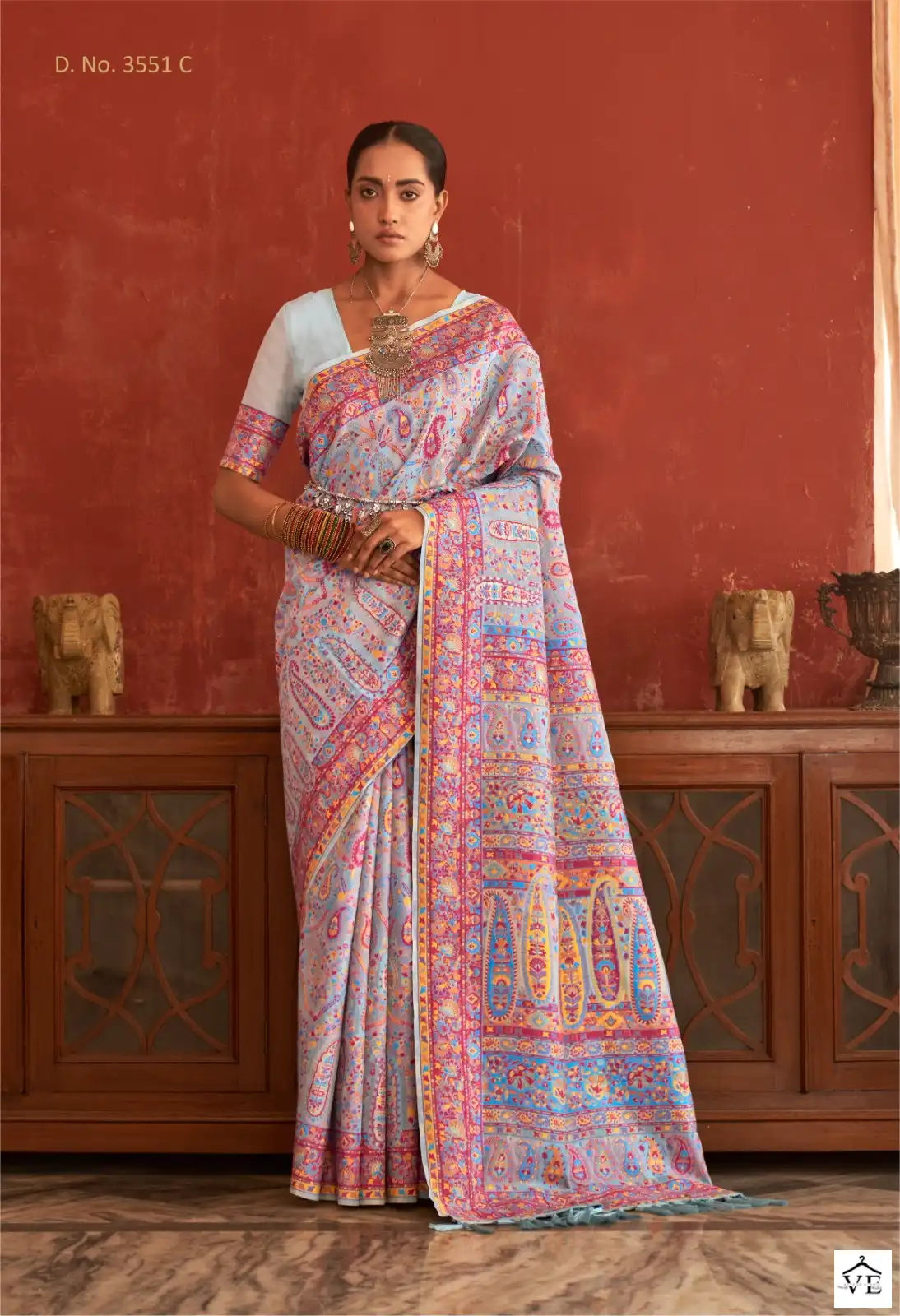 Manjulaa Aaradhya Vol 6 Pasmina Silk Wholesale Winter Wear Saree Catalog — Wholesale Sarees, MPA wholesale from Surat - Gallery Image 8