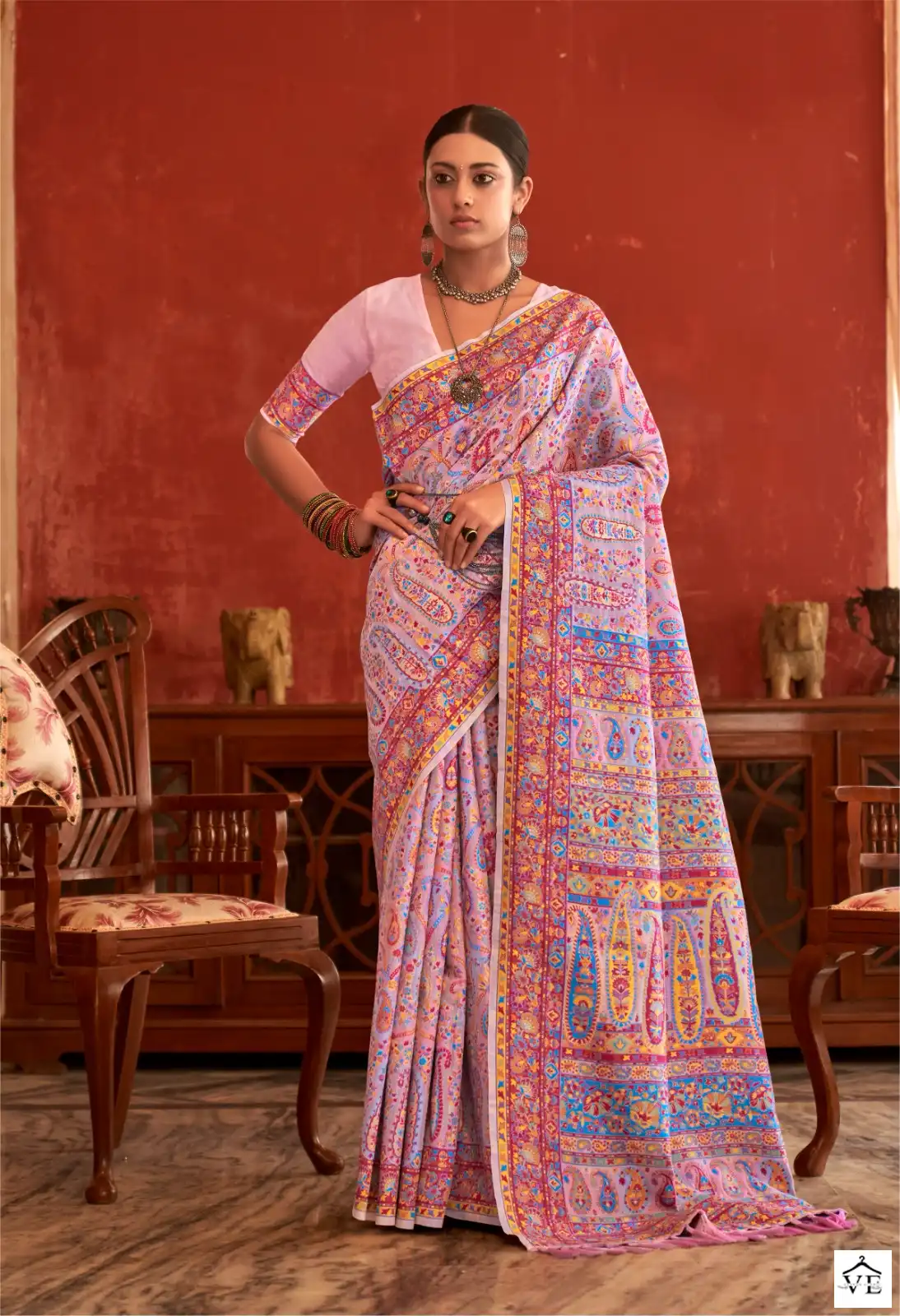 Manjulaa Aaradhya Vol 6 Pasmina Silk Wholesale Winter Wear Saree Catalog — Wholesale Sarees, MPA wholesale from Surat - Gallery Image 3
