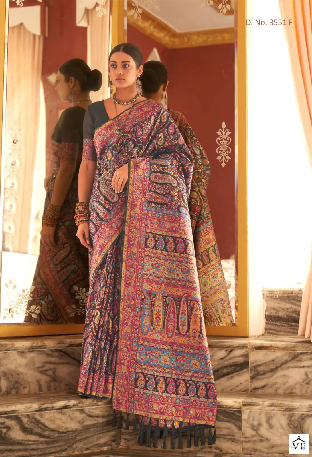 Manjulaa Aaradhya Vol 6 Pasmina Silk Wholesale Winter Wear Saree Catalog — Wholesale Sarees, MPA wholesale from Surat - Gallery Image 4