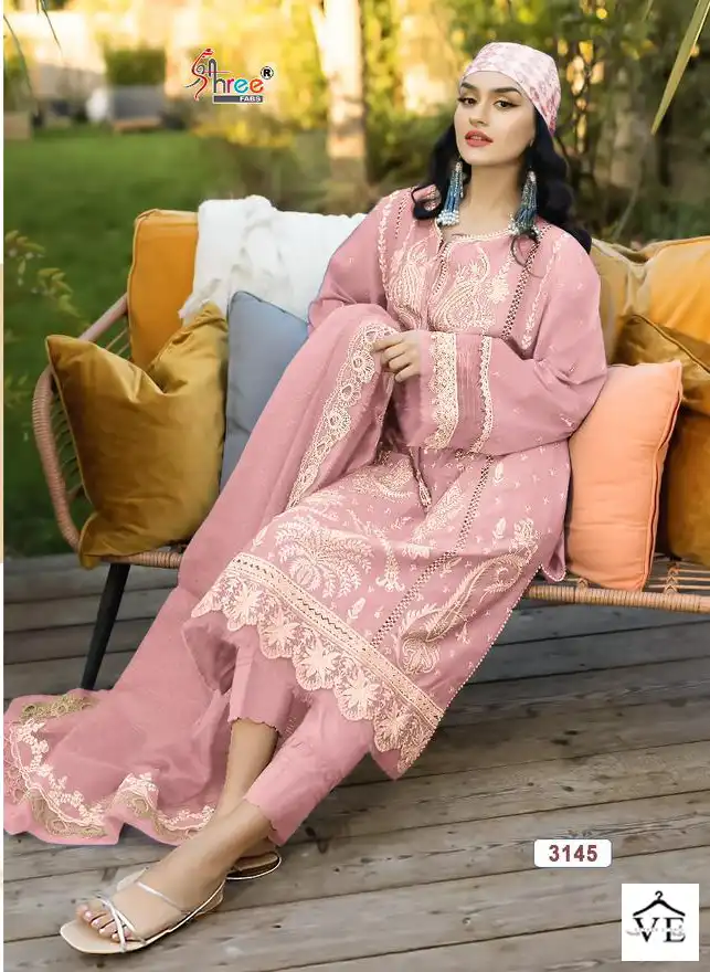 Shree Fabs Adan Libaas Embroidered Collection Cotton Wholesale Designer Pakistani Salwar Suit Catalog — Wholesale Salwar Suits, MPA wholesale from Surat - Gallery Image 11