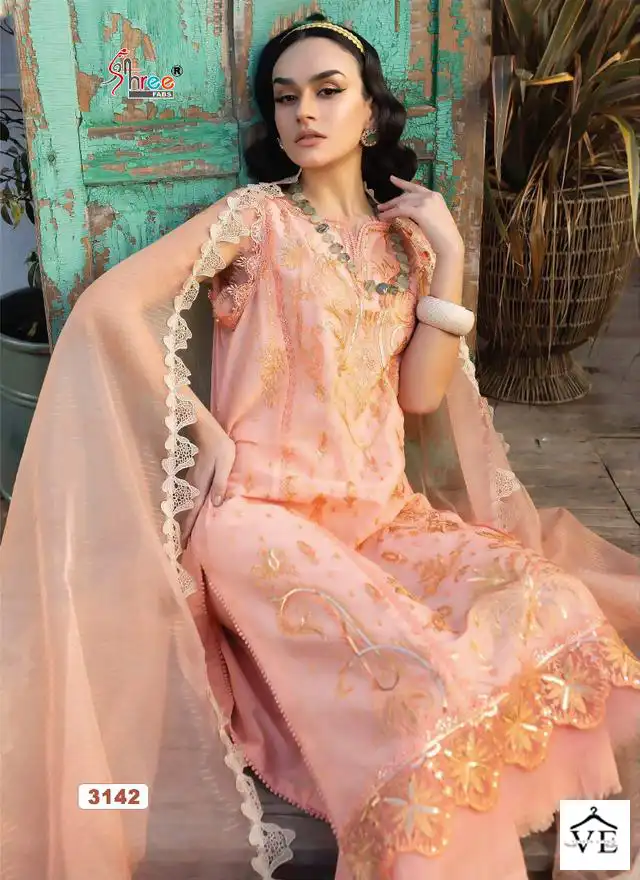 Shree Fabs Adan Libaas Embroidered Collection Cotton Wholesale Designer Pakistani Salwar Suit Catalog — Wholesale Salwar Suits, MPA wholesale from Surat - Gallery Image 5
