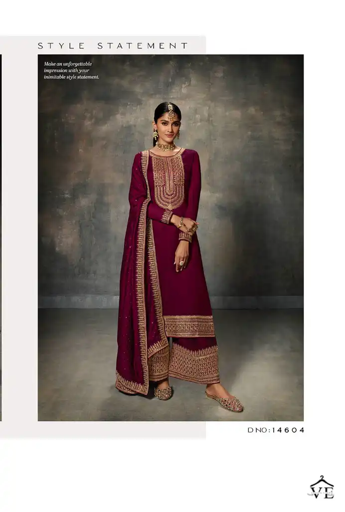 Zisa Adda Silk Georgette Wholesale Designer Salwar Suit Catalog — Wholesale Salwar Suits, MPA wholesale from Surat - Gallery Image 3