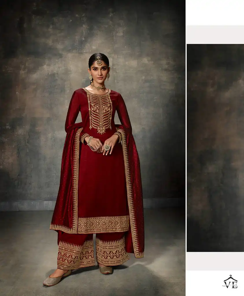 Zisa Adda Silk Georgette Wholesale Designer Salwar Suit Catalog — Wholesale Salwar Suits, MPA wholesale from Surat - Gallery Image 4