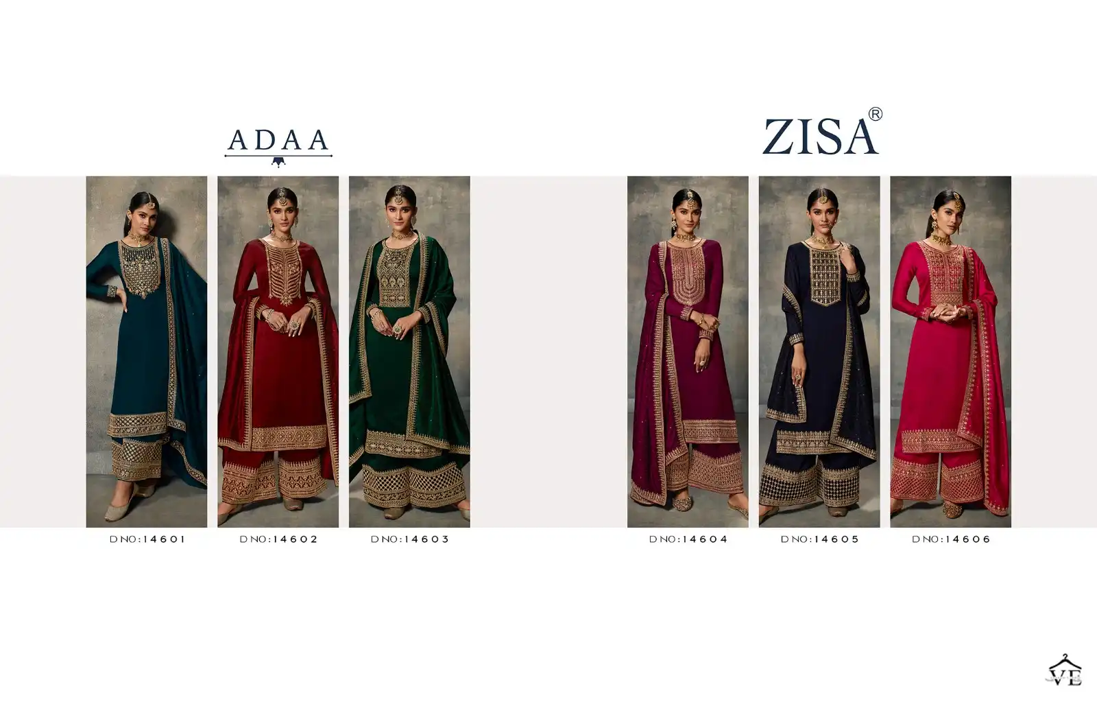 Zisa Adda Silk Georgette Wholesale Designer Salwar Suit Catalog — Wholesale Salwar Suits, MPA wholesale from Surat — view 7