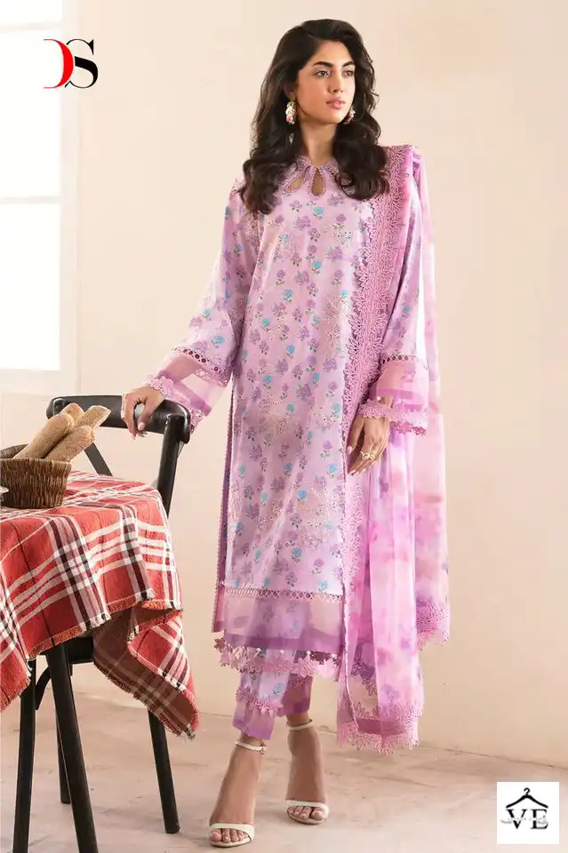 Deepsy Suits Afreozeh Chikankari Pure Cotton Wholesale Pakistani Suit Catalog — Wholesale Salwar Suits, MPA wholesale from Surat - Gallery Image 7