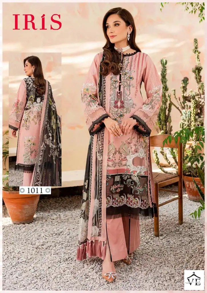 Iris Afsanah Vol 2 Cotton Wholesale Pakistani Salwar Suit Catalog - Image 2