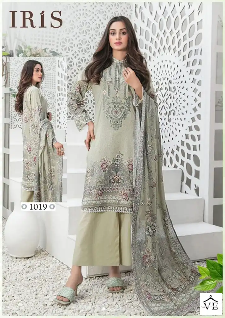 Iris Afsanah Vol 2 Cotton Wholesale Pakistani Salwar Suit Catalog - Image 9