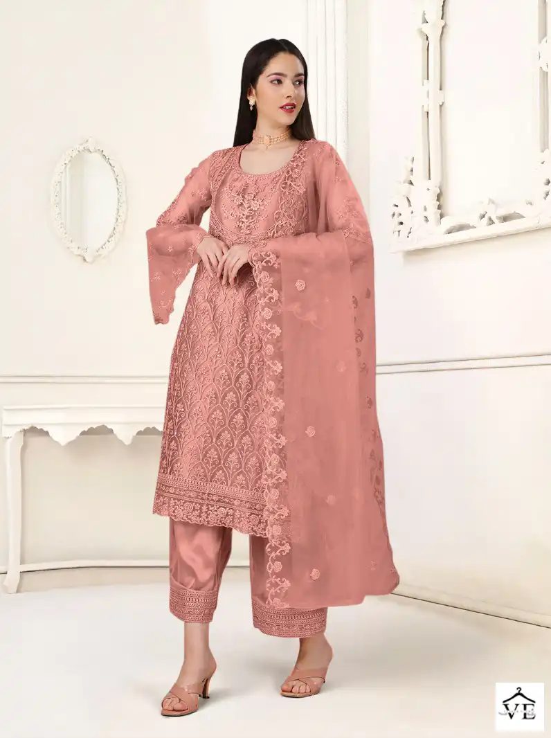 Biva Aishaa Heavy Butterfly Net Wholesale Designer Salwar Suit Catalog — Wholesale Salwar Suits, MPA wholesale from Surat - Gallery Image 6