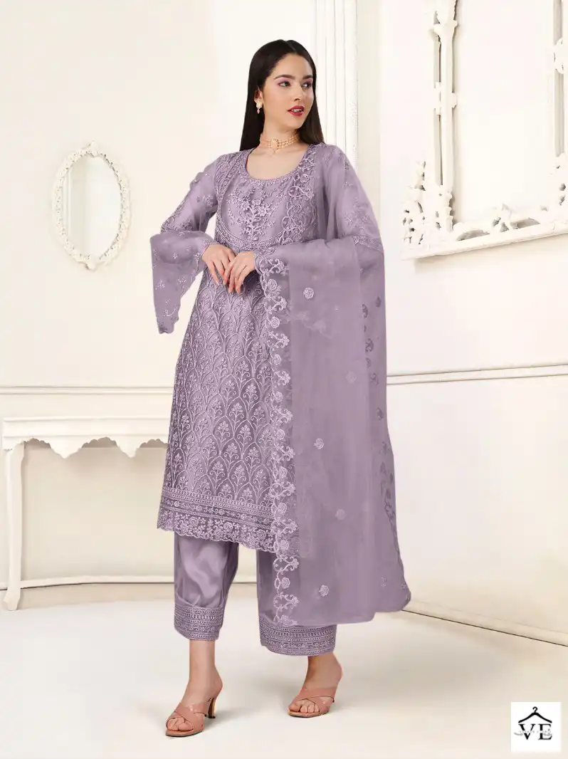 Biva Aishaa Heavy Butterfly Net Wholesale Designer Salwar Suit Catalog — Wholesale Salwar Suits, MPA wholesale from Surat — view 8