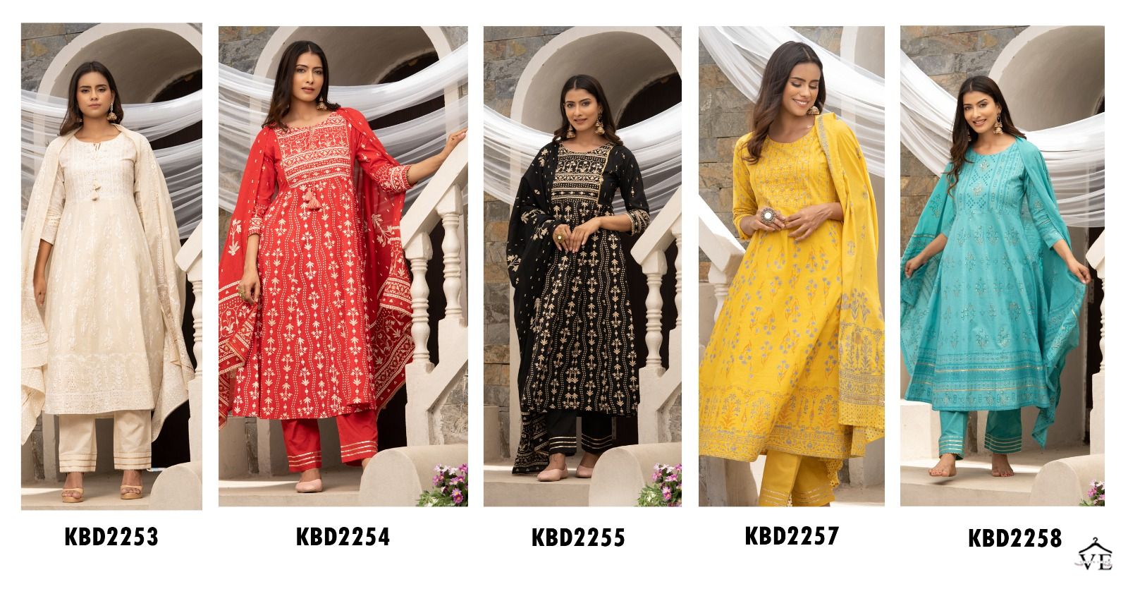 Mahotsav Akashara Vol 6 Cotton Cambric Wholesale Readymade Suits Catalog — Wholesale Salwar Suits, MPA wholesale from Surat — view 6