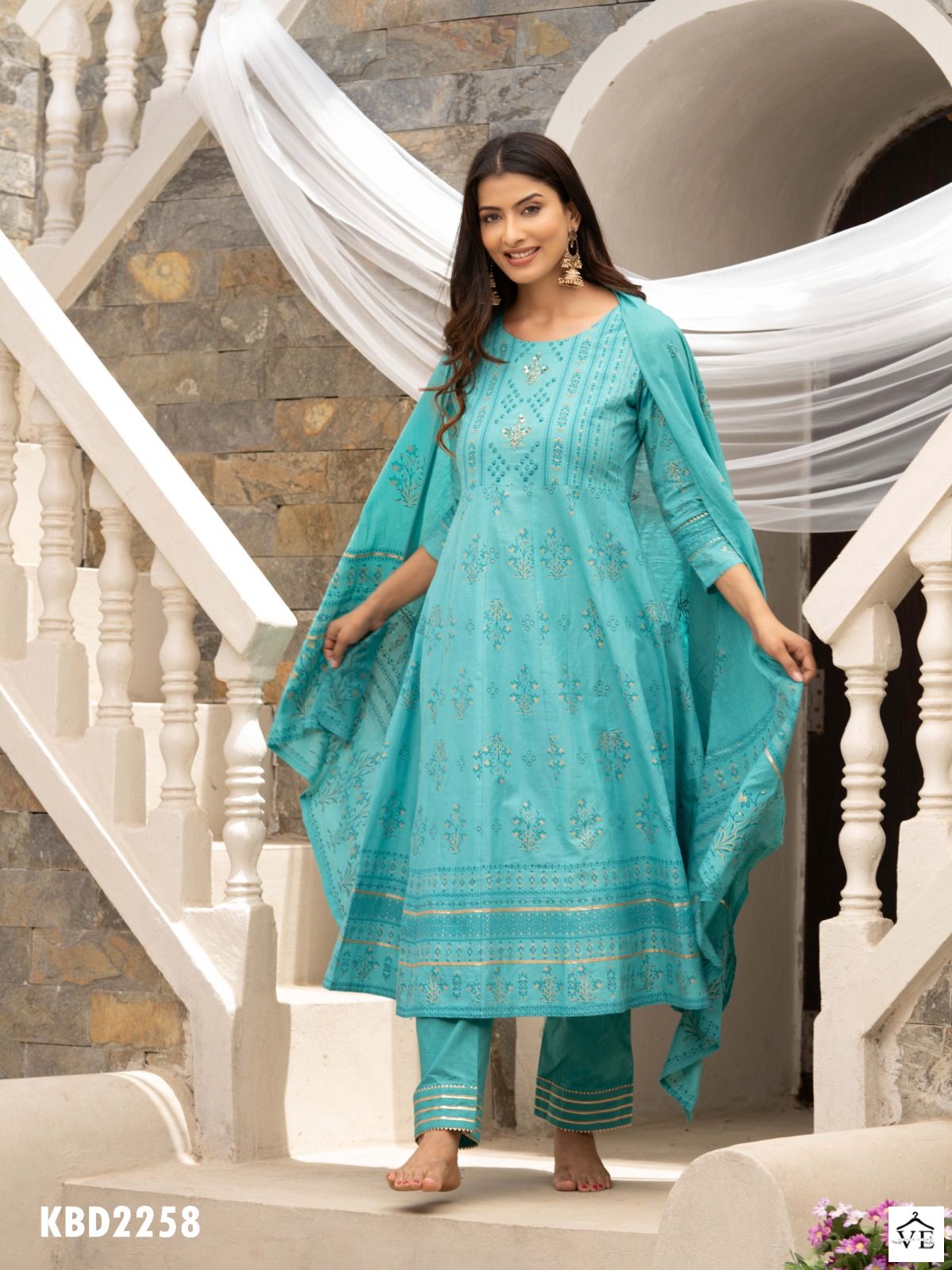 Mahotsav Akashara Vol 6 Cotton Cambric Wholesale Readymade Suits Catalog — Wholesale Salwar Suits, MPA wholesale from Surat - Gallery Image 4