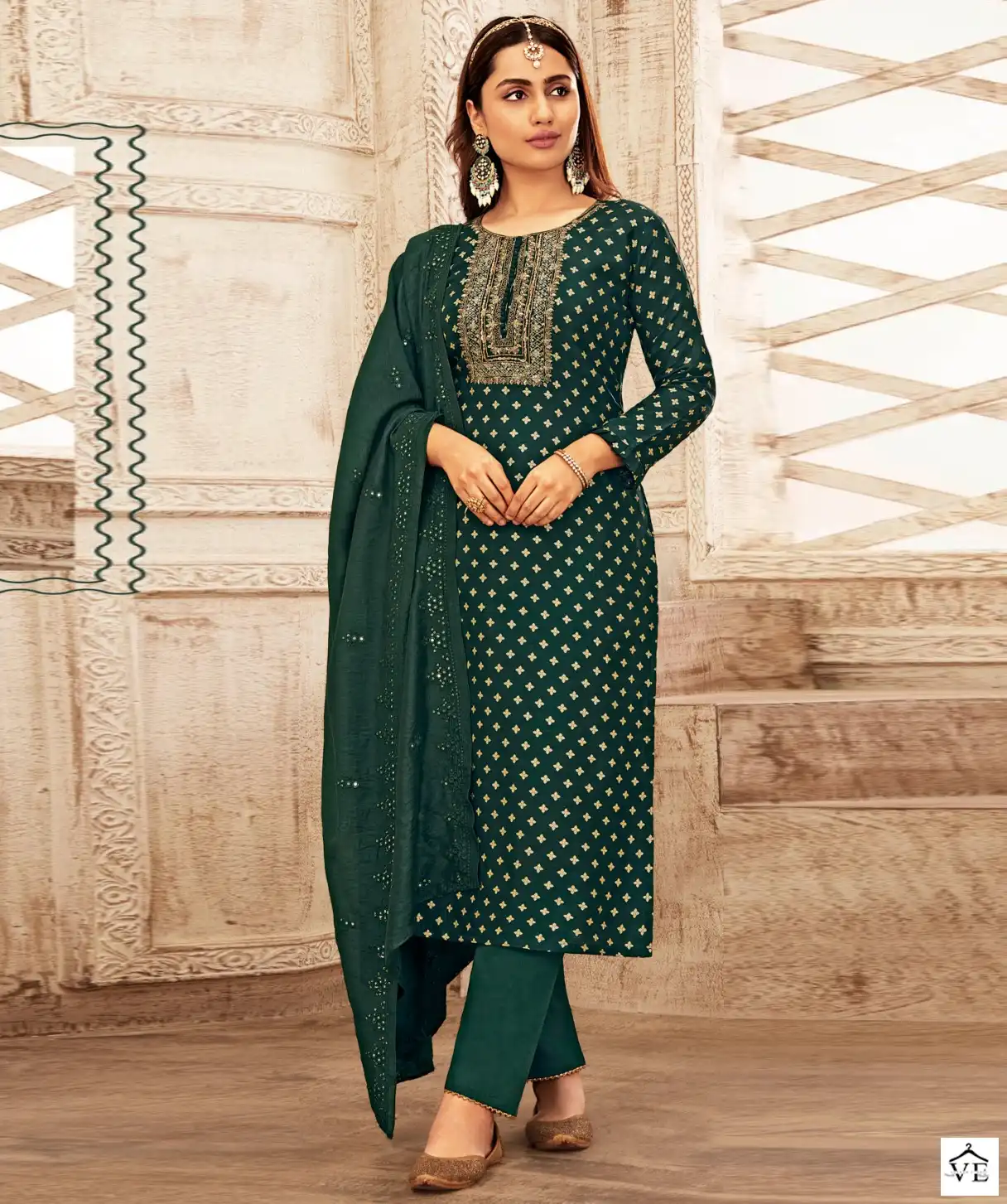 Tattva Aks Vol 3 Viscose Dola Silk Jacquard Wholesale Readymade Suits Catalog — Wholesale Salwar Suits, MPA wholesale from Surat — view 1