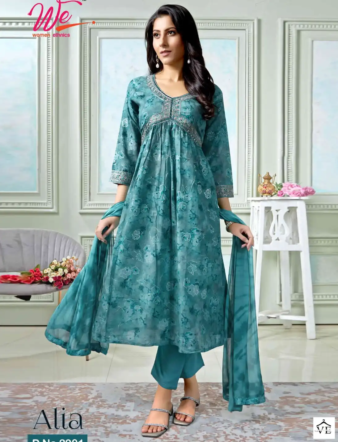 We Alia Fancy Wholesale Designer Readymade Salwar Suit Catalog — Wholesale Salwar Suits, MPA wholesale from Surat — view 1