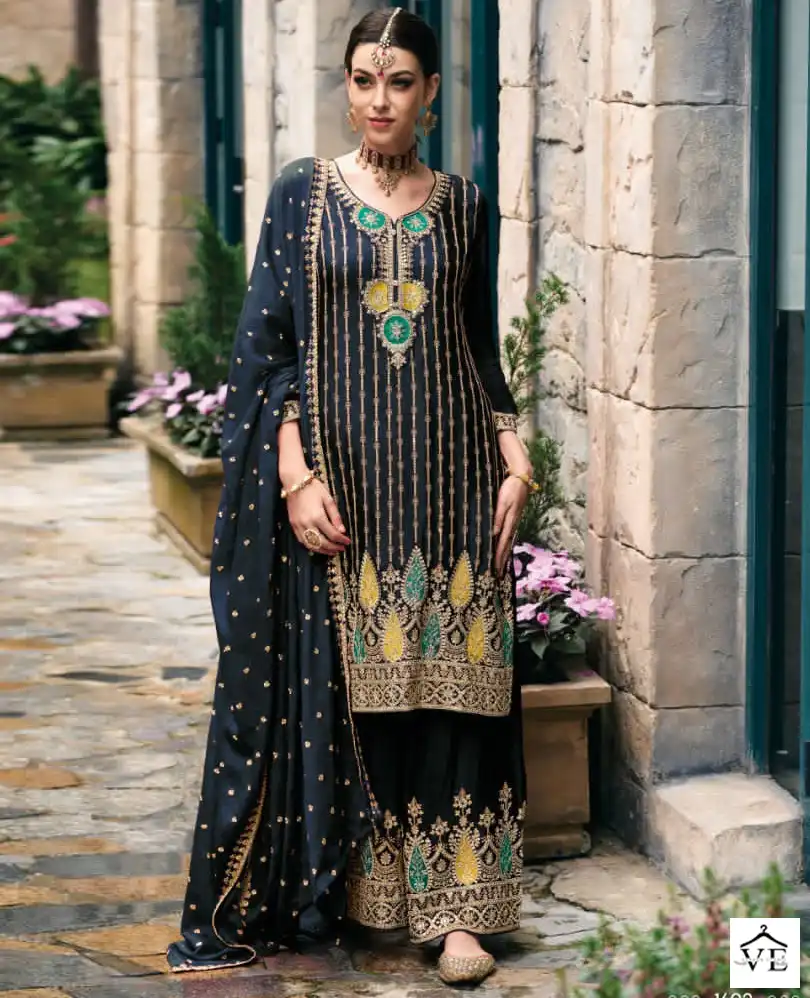 Eba Lifestyle Alka Heavy Chinon Wholesale Designer Salwar Suit Catalog
