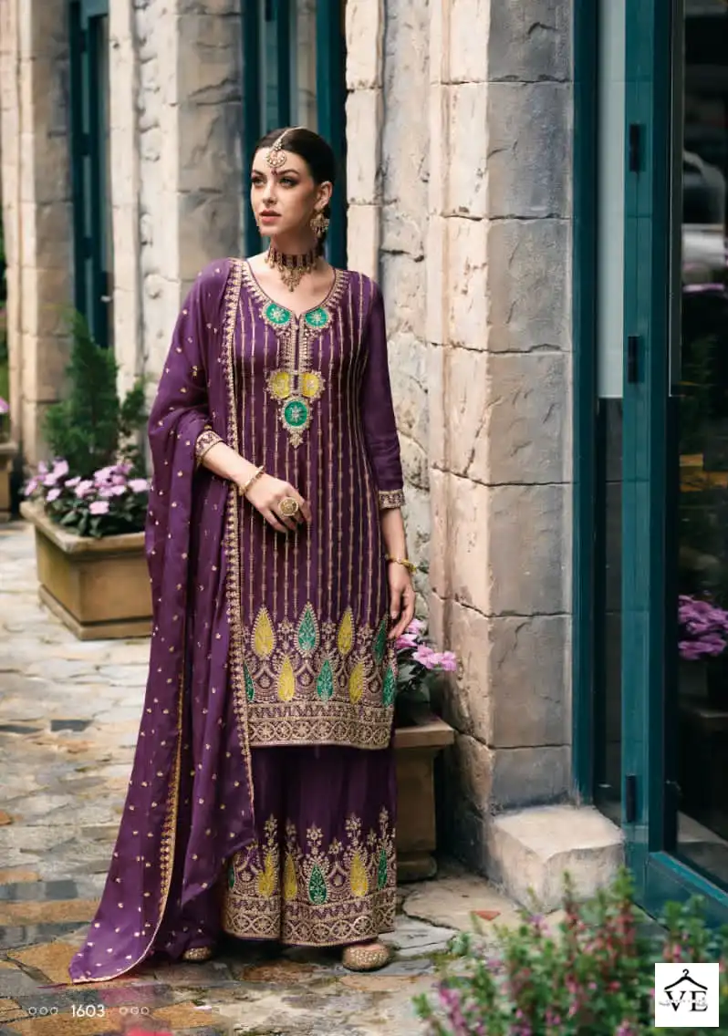 Eba Lifestyle Alka Heavy Chinon Wholesale Designer Salwar Suit Catalog - Image 2