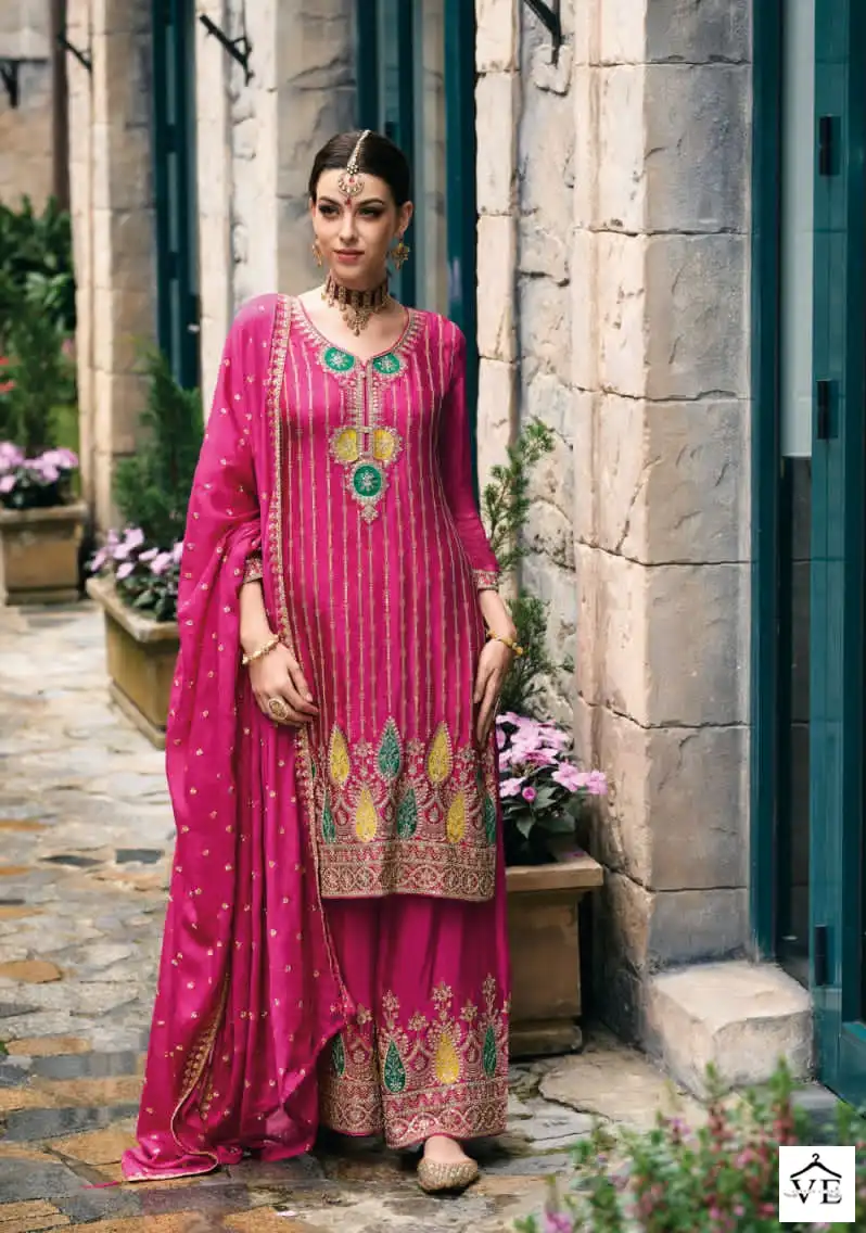 Eba Lifestyle Alka Heavy Chinon Wholesale Designer Salwar Suit Catalog - Image 3