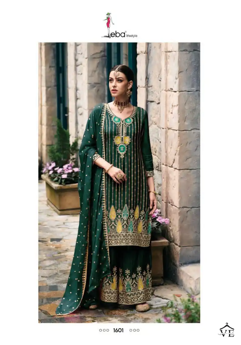 Eba Lifestyle Alka Heavy Chinon Wholesale Designer Salwar Suit Catalog - Image 4