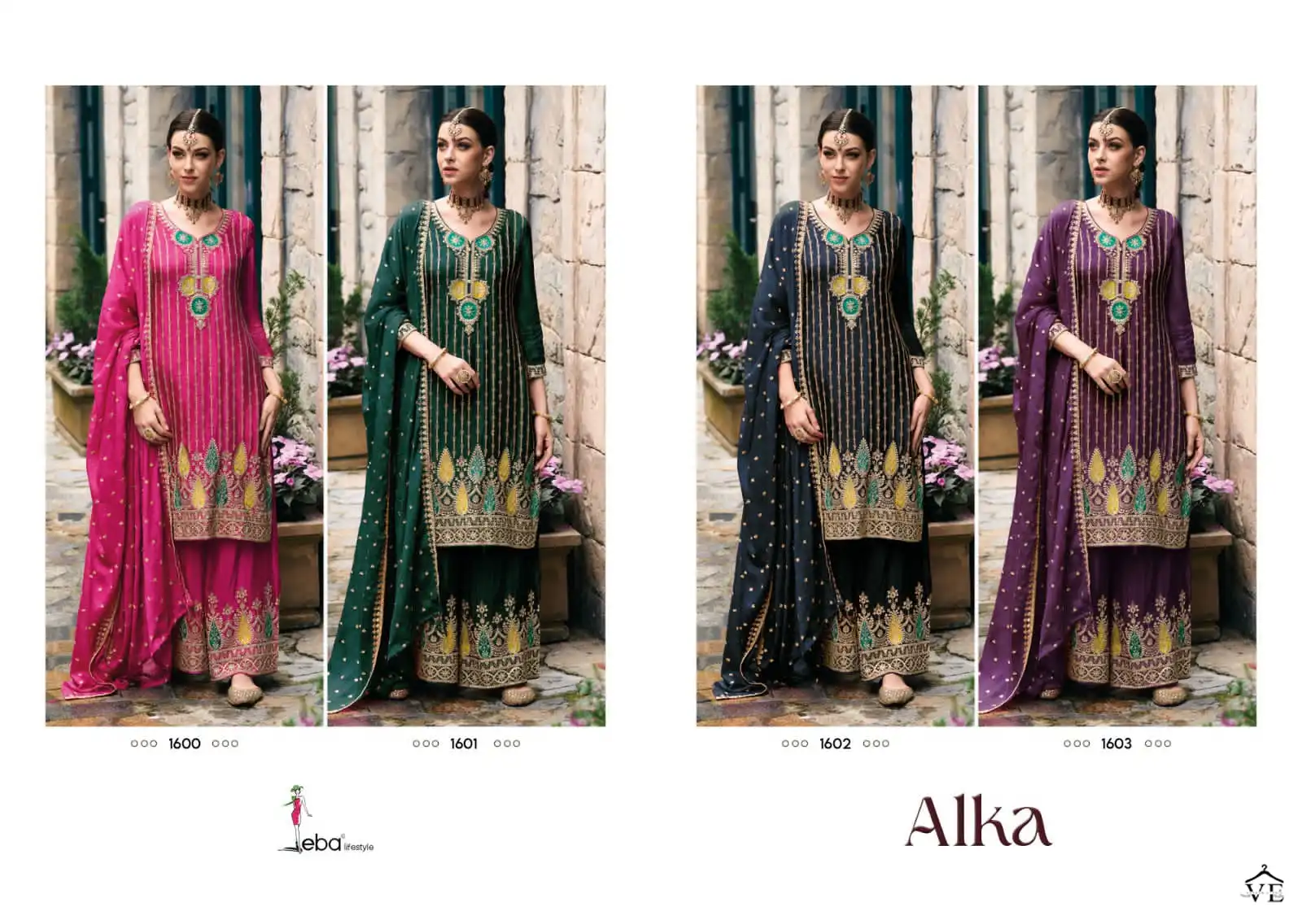Eba Lifestyle Alka Heavy Chinon Wholesale Designer Salwar Suit Catalog - Image 5