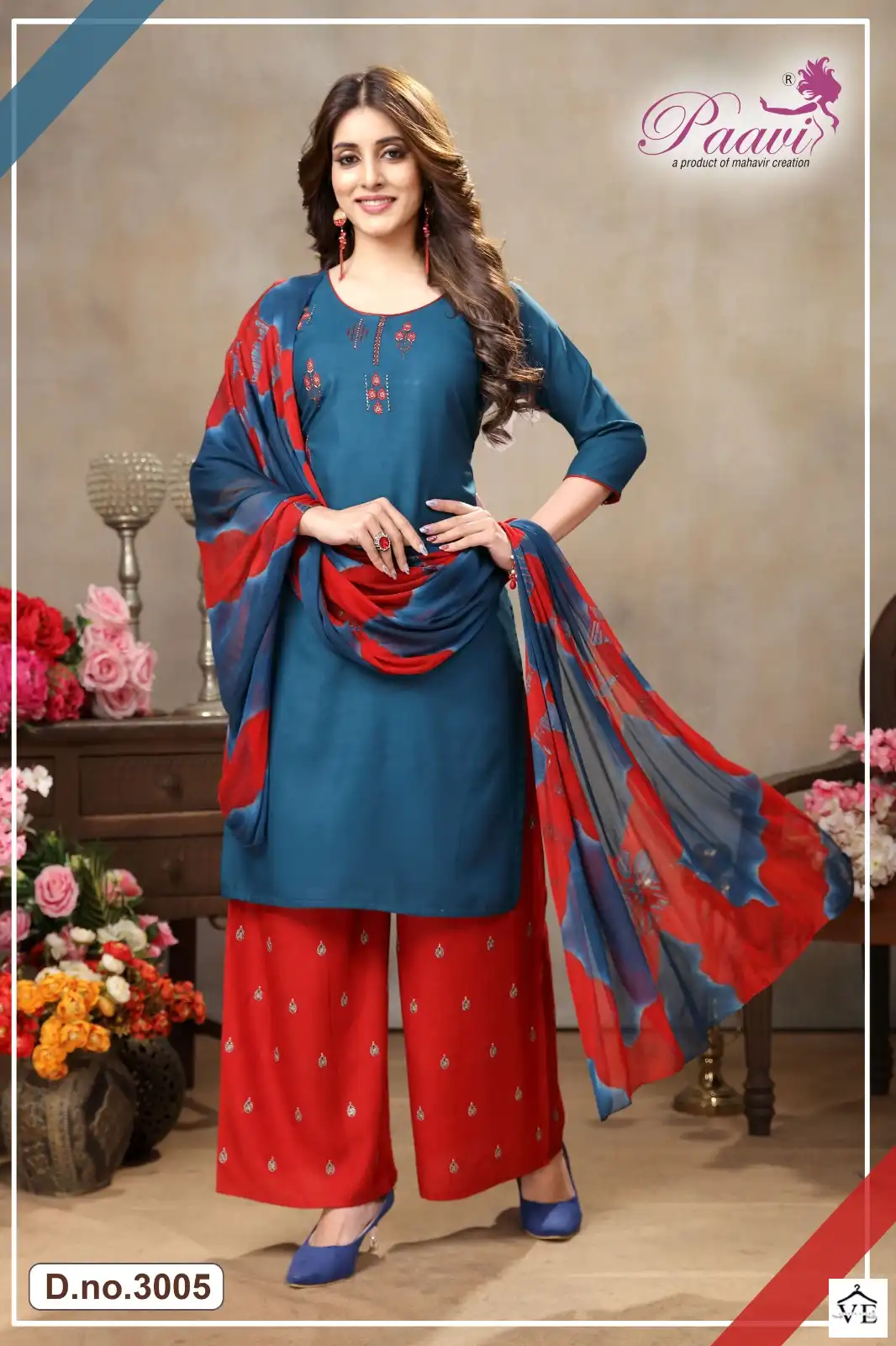 Paavi Alokhi Vol 3 Rayon Wholesale Readymade Suits Catalog — Wholesale Salwar Suits, MPA wholesale from Surat - Gallery Image 12