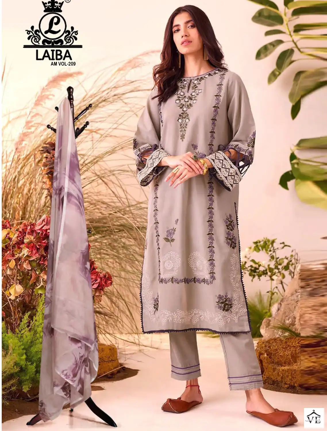 Laiba Am Vol 209 Pure Georgette Wholesale Readymade Pakistani Suits Catalog — Wholesale Salwar Suits, MPA wholesale from Surat — view 1