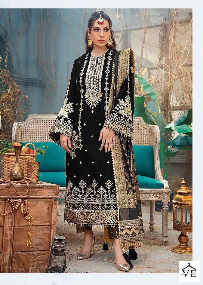 Deepsy Suits Anaya Velvet 22 Velvet Wholesale Pakistani Suits Catalog — Wholesale Salwar Suits, MPA wholesale from Surat - Gallery Image 5