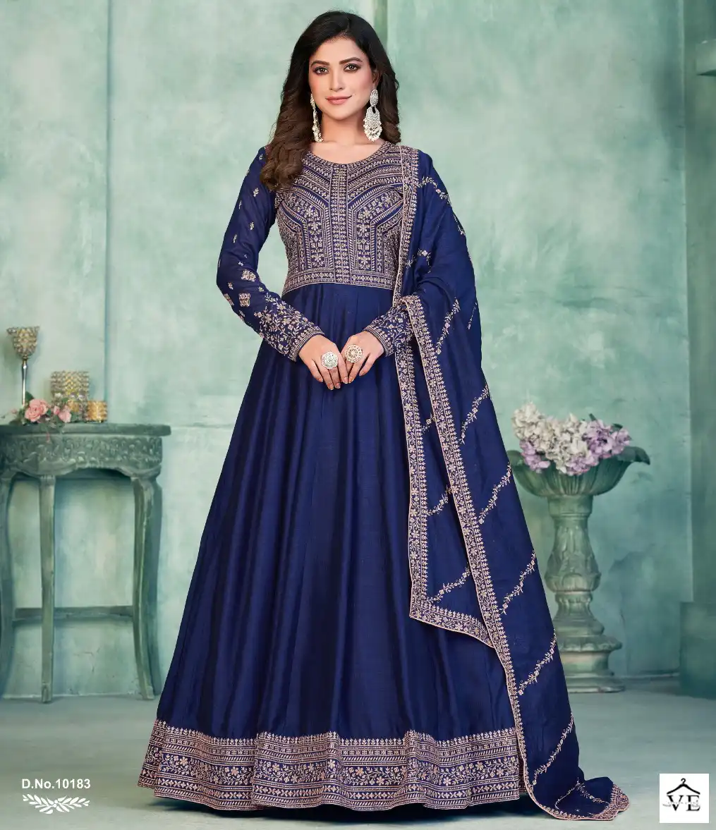 Vardan Ethnic Anjubaa Vol 18 Art Silk Wholesale Designer Salwar Suit Catalog — Wholesale Salwar Suits, MPA wholesale from Surat — view 1