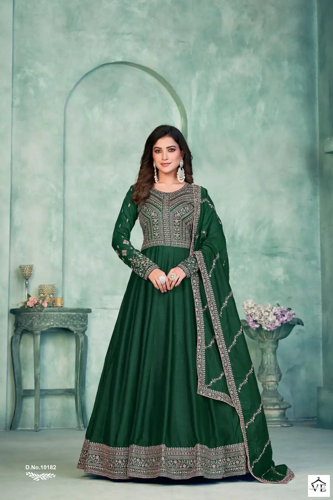 Vardan Ethnic Anjubaa Vol 18 Art Silk Wholesale Designer Salwar Suit Catalog — Wholesale Salwar Suits, MPA wholesale from Surat - Gallery Image 3