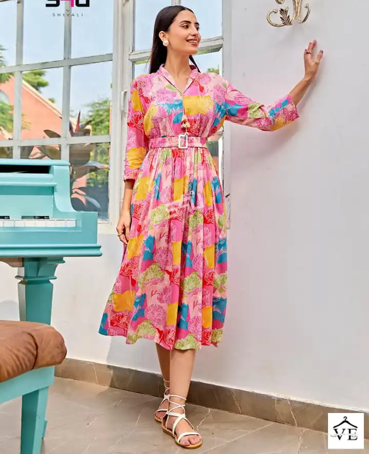 S4U Anokhi Rayon Wholesale One Piece Catalog — Wholesale Kurtis, MPA wholesale from Surat — view 1