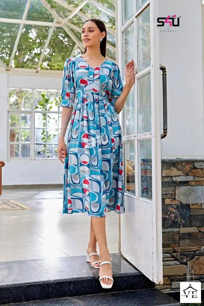 S4U Anokhi Rayon Wholesale One Piece Catalog — Wholesale Kurtis, MPA wholesale from Surat — view 6