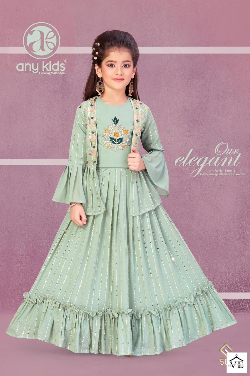 Any Kids Vol 31 Georgette Wholesale Readymade Suits Catalog — Singles, MPA wholesale from Surat — view 8