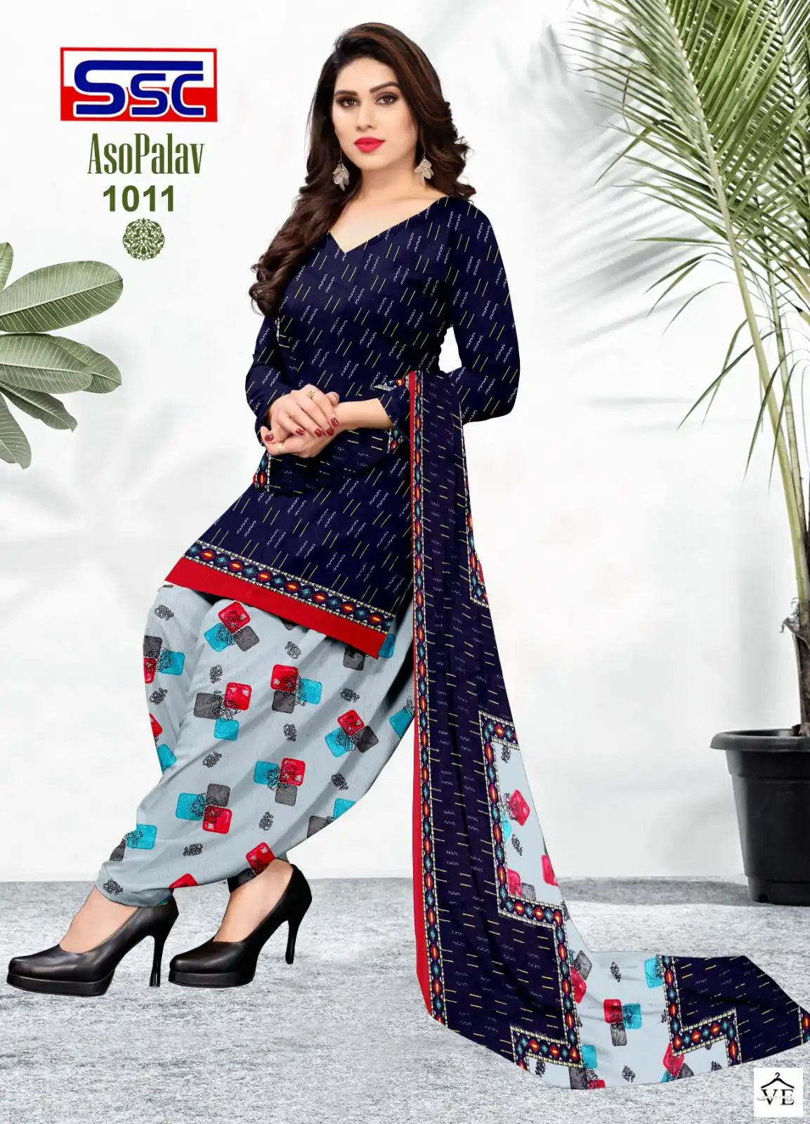 SSC Asopalav Vol 11 Cotton Wholesale Patiyala Suit Catalog — Wholesale Salwar Suits, MPA wholesale from Surat — view 5