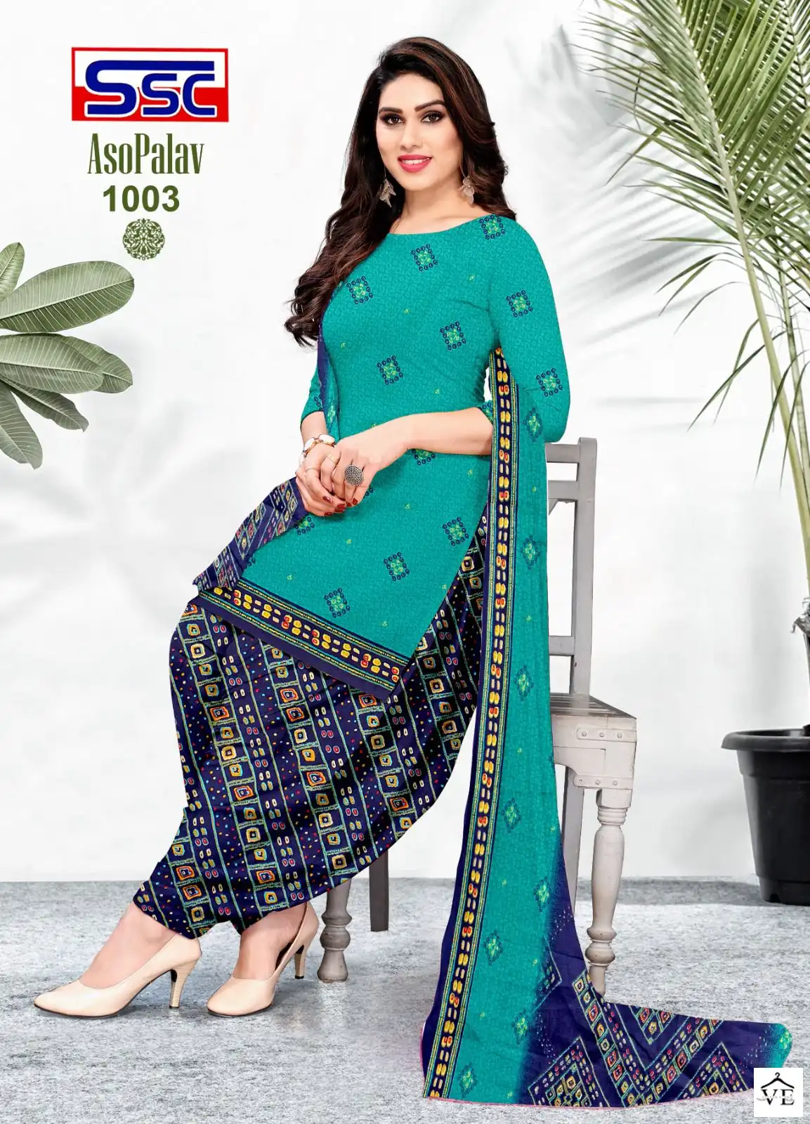 SSC Asopalav Vol 11 Cotton Wholesale Patiyala Suit Catalog — Wholesale Salwar Suits, MPA wholesale from Surat — view 8