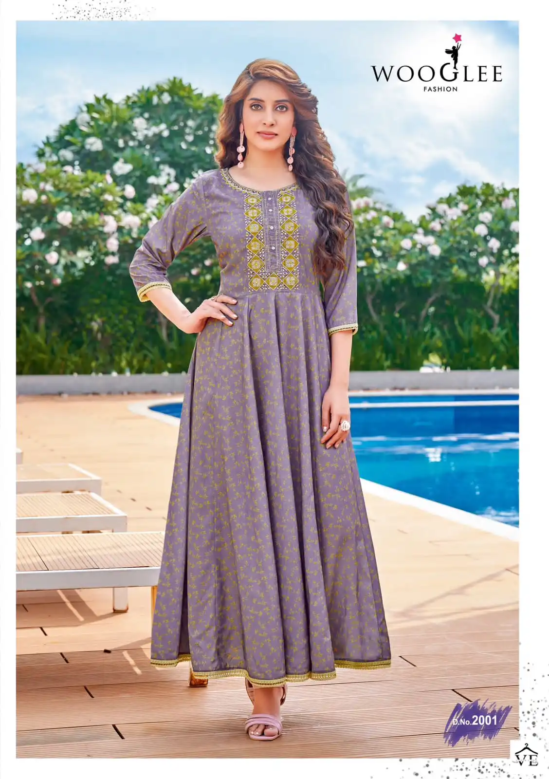 Wooglee Avsar Rayon Wholesale Kurti Catalog — Wholesale Kurtis, MPA wholesale from Surat - Gallery Image 2