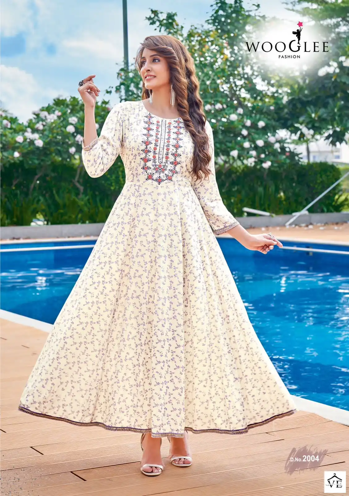Wooglee Avsar Rayon Wholesale Kurti Catalog — Wholesale Kurtis, MPA wholesale from Surat - Gallery Image 3