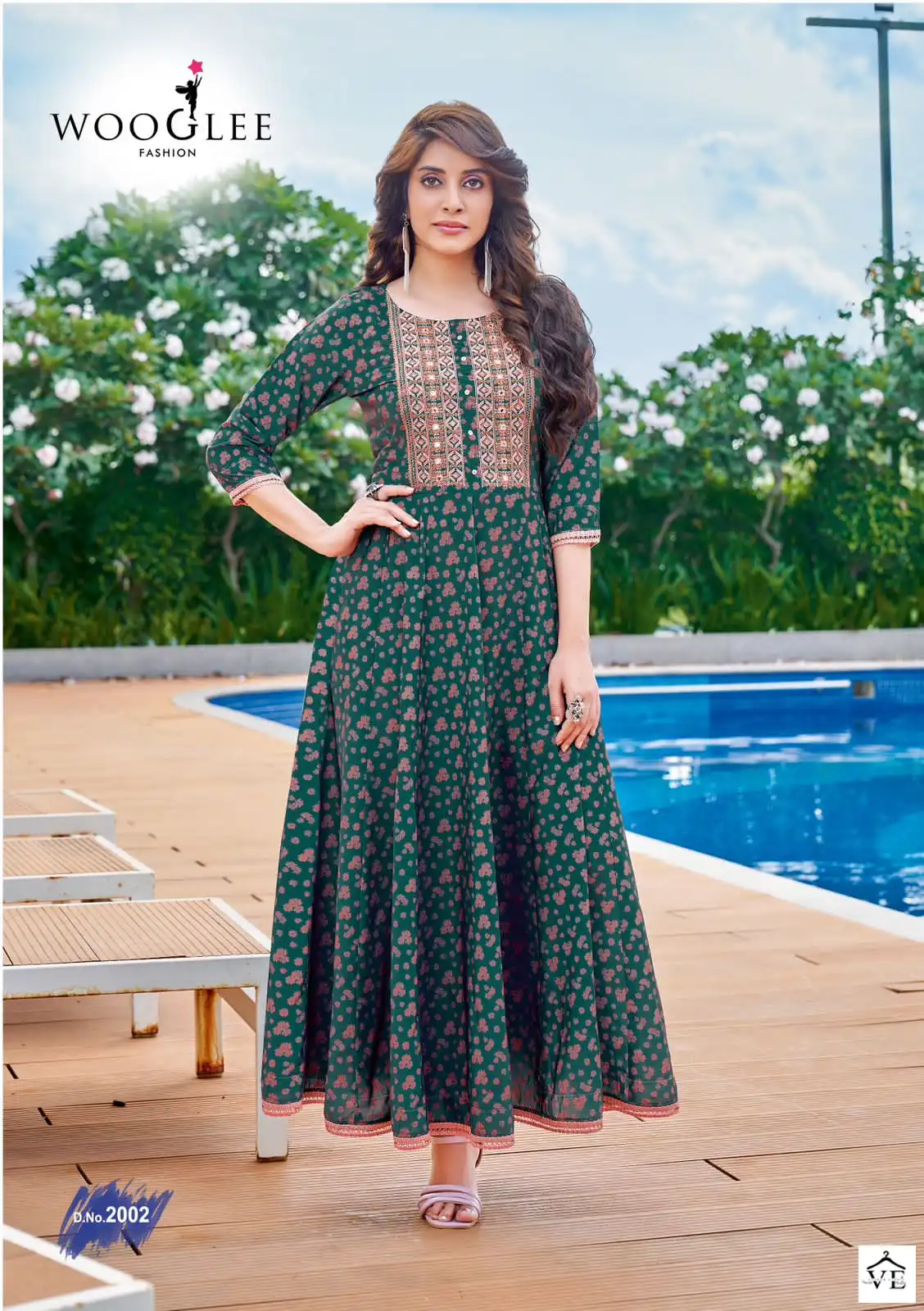 Wooglee Avsar Rayon Wholesale Kurti Catalog — Wholesale Kurtis, MPA wholesale from Surat - Gallery Image 4