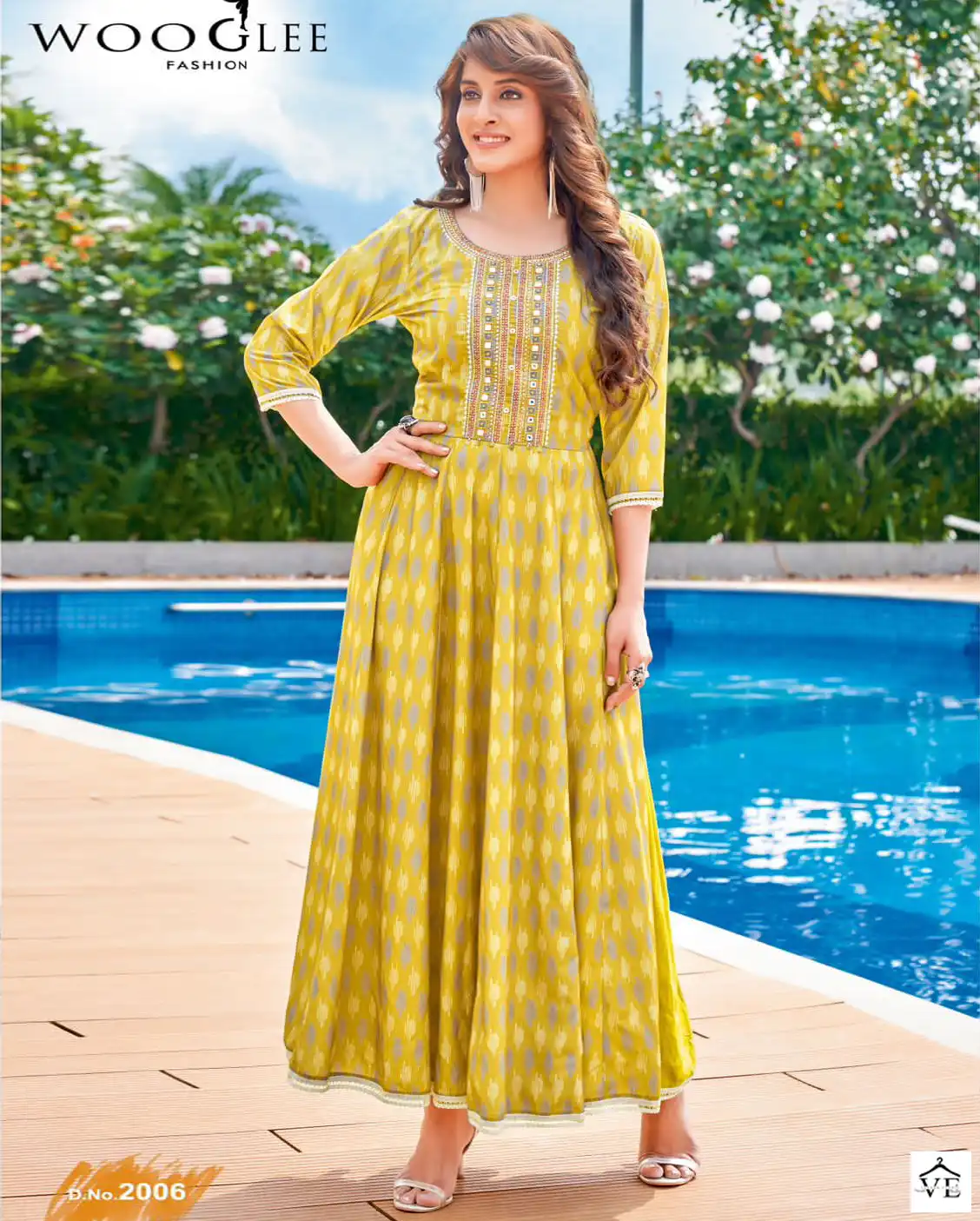 Wooglee Avsar Rayon Wholesale Kurti Catalog — Wholesale Kurtis, MPA wholesale from Surat — view 1