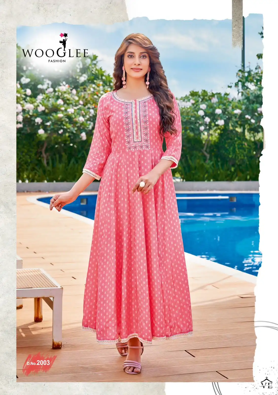 Wooglee Avsar Rayon Wholesale Kurti Catalog — Wholesale Kurtis, MPA wholesale from Surat - Gallery Image 5