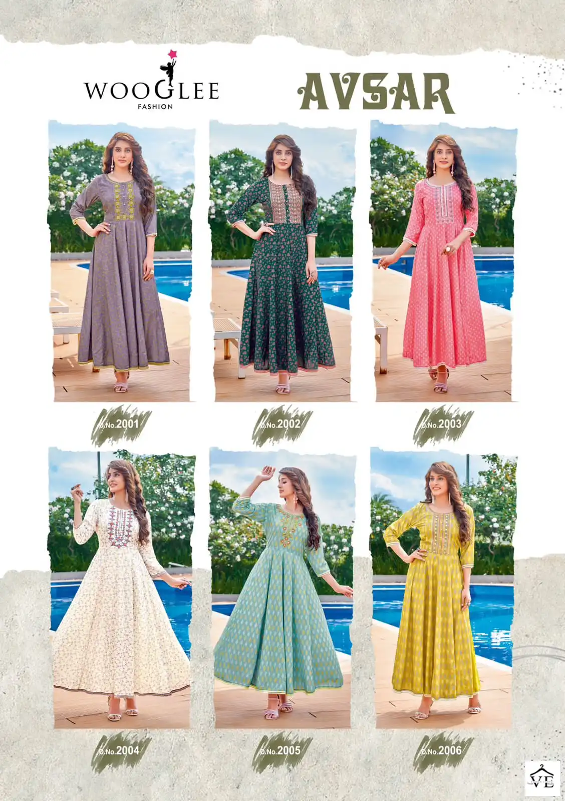 Wooglee Avsar Rayon Wholesale Kurti Catalog — Wholesale Kurtis, MPA wholesale from Surat — view 7