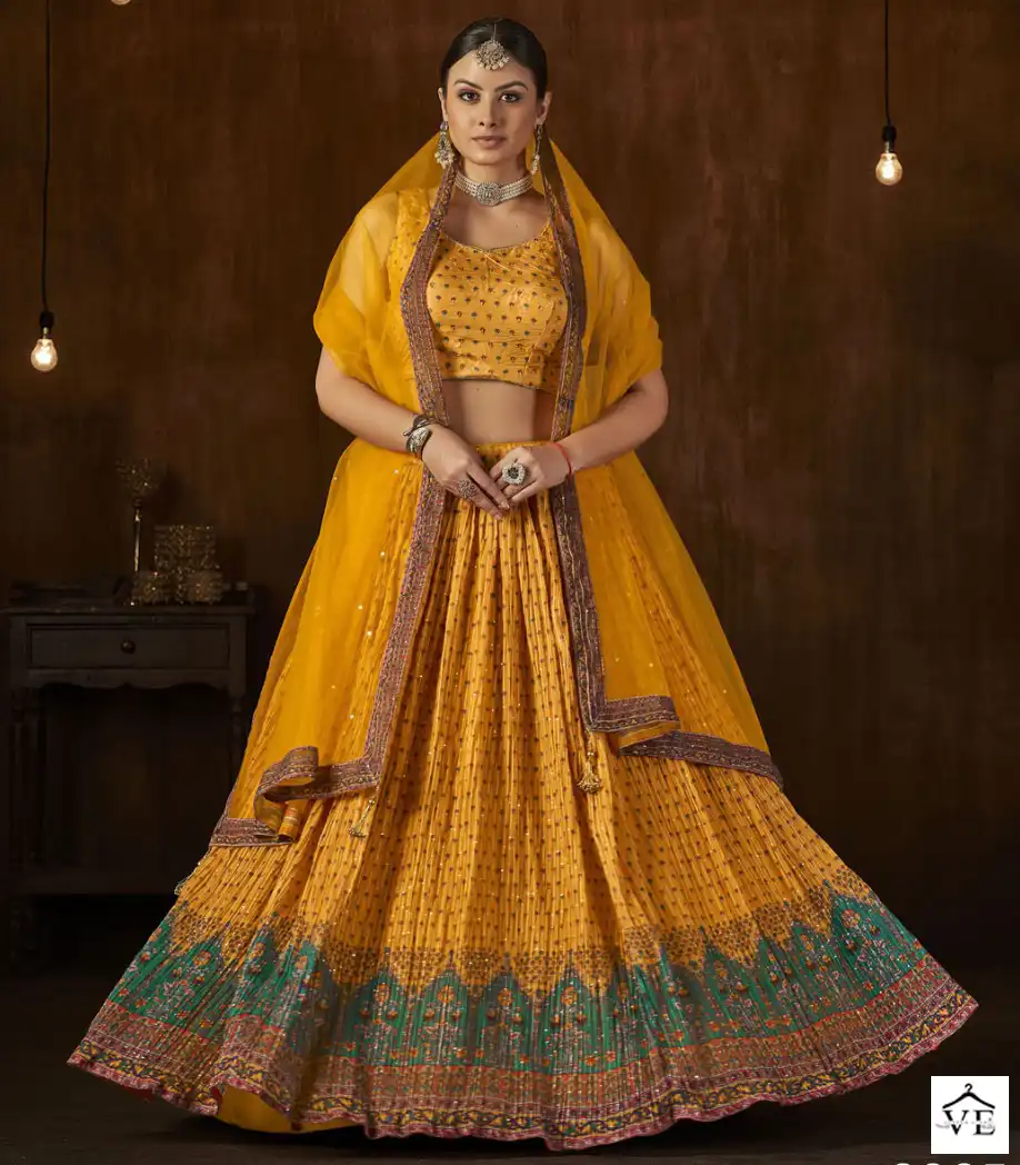Tejasvee Aakrut Vol 2 Heavy Georgette Wholesale Lehenga Choli Catalog — Wholesale Lehenga, MPA wholesale from Surat — view 1