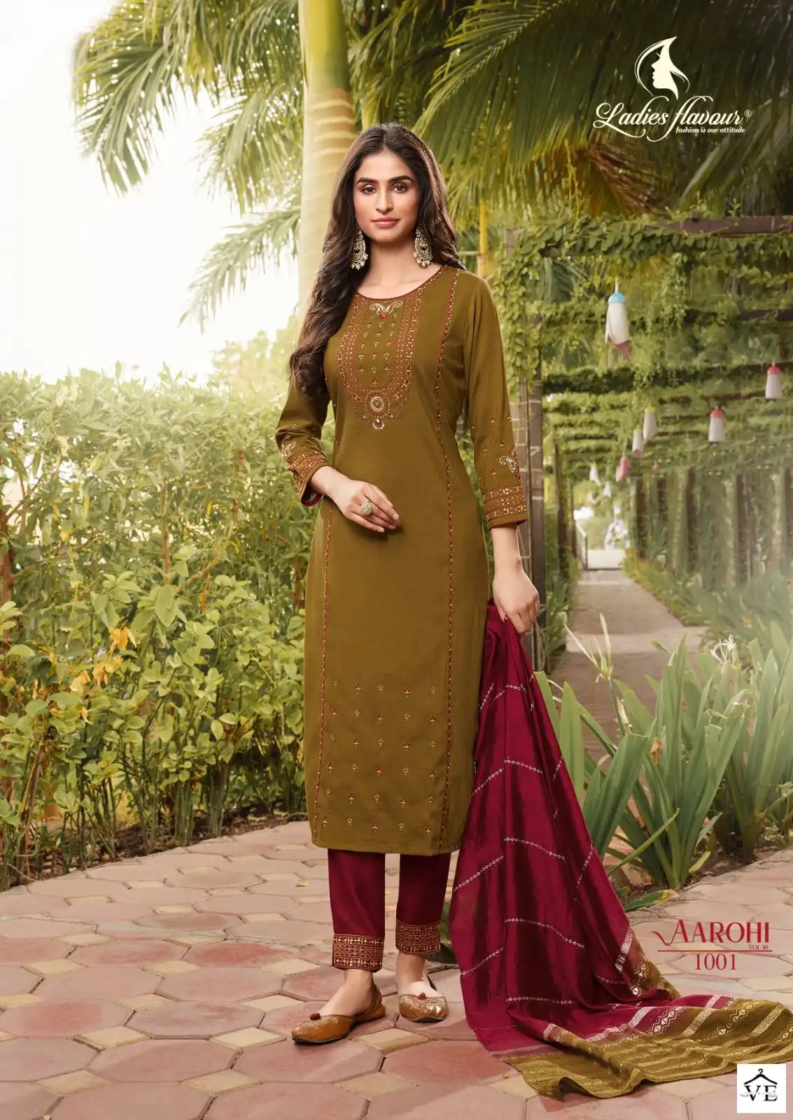 Ladies Flavour Aarohi Vol 10 Heavy Chinon Wholesale Designer Readymade Salwar Suit Catalog — Wholesale Salwar Suits, MPA wholesale from Surat - Gallery Image 2