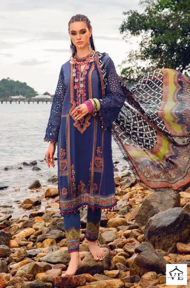 VE Al Zohaib Pure Cotton Wholesale Pakistani Suit Catalog — Wholesale Salwar Suits, MPA wholesale from Surat - Gallery Image 2
