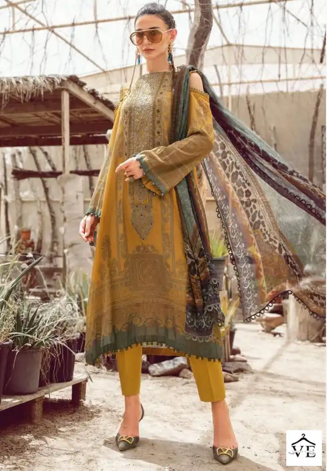VE Al Zohaib Pure Cotton Wholesale Pakistani Suit Catalog — Wholesale Salwar Suits, MPA wholesale from Surat — view 1