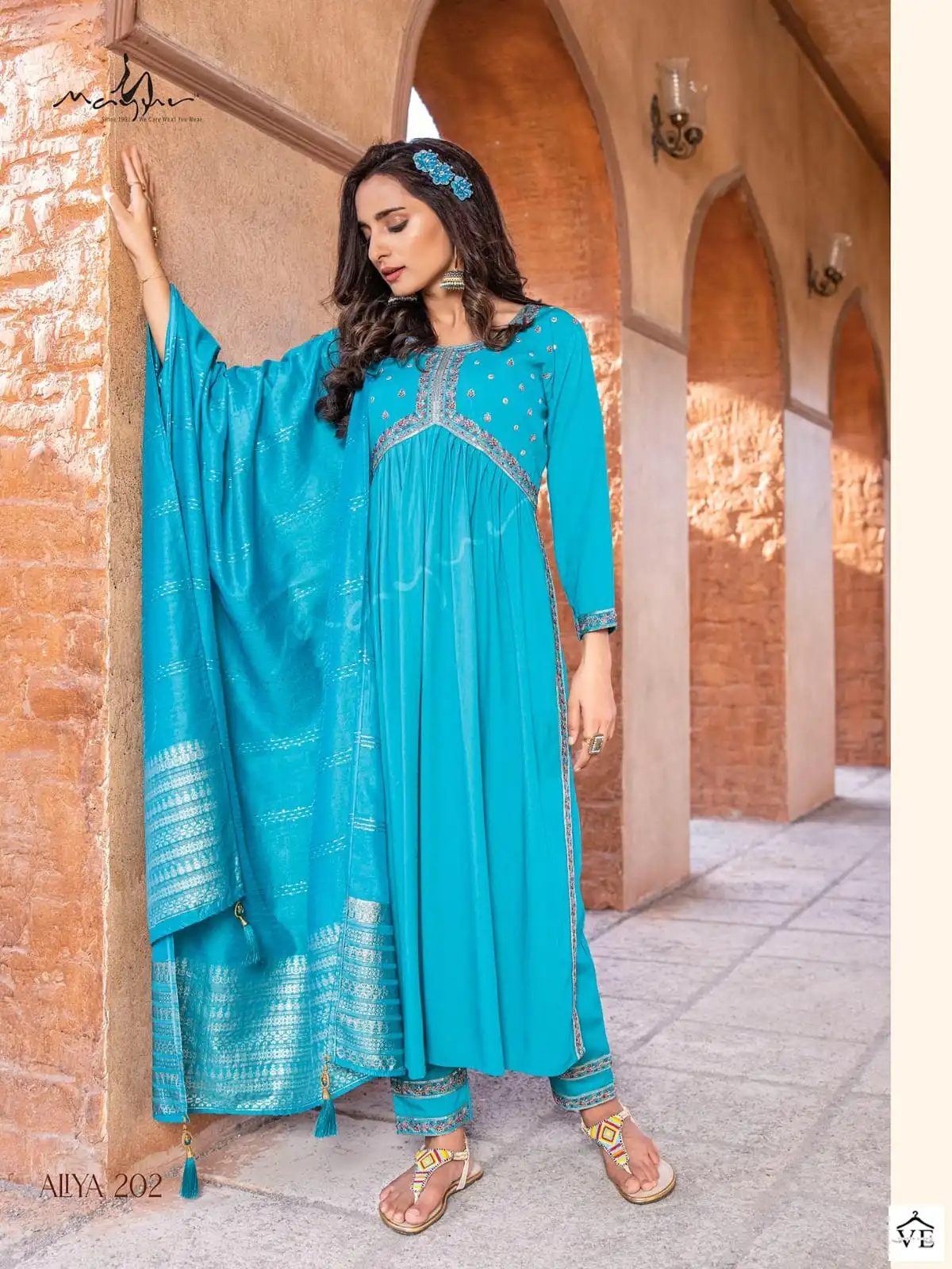 Mayur Aliya Vol 2 Premium Heavy Rayon Wholesale Readymade Suits Catalog — Wholesale Salwar Suits, Mayur Dress wholesale from Surat - Gallery Image 6
